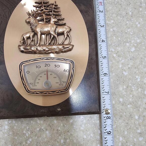 Vintage A&F Wall Plaque Niagara Falls, Canada Moose Thermometer - Picture 3 of 5